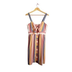 Madewell Multicolor Striped Mini Dress